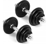 Spokey Dumbbells Egir cast iron 2 x 10 kg