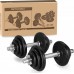 Spokey Dumbbells Egir cast iron 2 x 10 kg