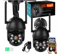 EASYCAM Outdoor Wifi 8MPx Ultra HD ZOOM [TUYA BLACK]