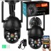 EASYCAM Outdoor Wifi 8MPx Ultra HD ZOOM [TUYA BLACK]