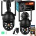 EASYCAM Outdoor Wifi 8MPx Ultra HD ZOOM [TUYA BLACK]