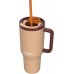   z teleskopową słomką Kambukka Rio Tumbler 950ml Almond Dream