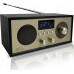 Radio przenośne Brda FM/BT/USB akum.2200mAh,10W,indukcyjne telefonu,black-złote