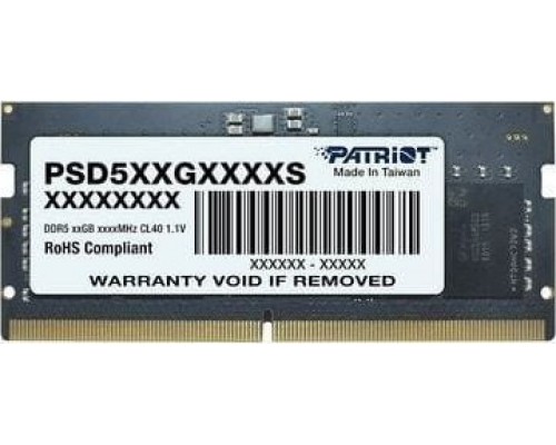 Patriot Signature, DDR5, 8 GB, 5600MHz, CL46 (PSD58G560082)