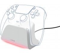 TRUST GXT 255W Quick charge stand for PS5 controllers - White