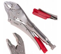 Szczypce zaciskowe morse'a – okrągłe szczęki – 250mm CrV (6/48)