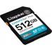 SD  Kingston Canvas Go! Plus (Gen4) SDXC 512 GB Class 10 UHS-I/U3 V30 (SDG4/512GB)