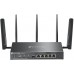 TP-Link ER706WP-4G OMADA VPN 4G+Cat6 router (AX3000,1xSFP WAN/LAN,1xGbEWAN,4xGbELAN/WAN,4xPoE+,45W,2xnanoSIM)