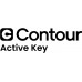 HP Active Key AK-7000 - - PS/2 - niemiecki - czarny