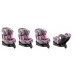 FOTELIK SAMOCHODOWY SESTTINO HEXAGON PINK PRO I-SIZE 0-36 KG 40-150