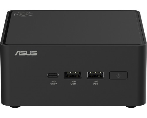 ASUS NUC 15 Pro Tall Kit - Barebone - Mini-PC - 1 x Core Ultra 5 210H / 2.2 GHz - RAM 0 GB - Intel Graphics - Wi-Fi 6, Wi-Fi 7, Bluetooth - WLAN: 802.11a/b/g/n/ac/ax/be, Bluetooth 5.4 - Schwarz