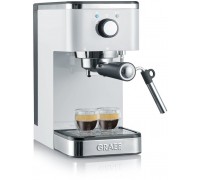Graef ES 401, Espresso machine, 1.25 L, Ground coffee, 1400 W, Grey