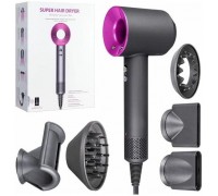 Wooco Leafless Hair Dryer with 5 Magnetic Nozzles 1600W