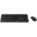 Targus - Tastatur-und-Maus-Set - Kombination - full size - kabellos - 2.4 GHz - QWERTY - Nordisch - Schwarz