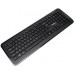 Targus - Tastatur-und-Maus-Set - Kombination - full size - kabellos - 2.4 GHz - QWERTY - Nordisch - Schwarz