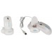 GETT Cleankeys CKM2W Plastik Scroll Maus kabellos Funk 2,4 MHz IP68 wasserdicht desinfizierbar optisch USB Farbe: weiss