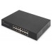 Digitus 16-port  gigabitowy, 19 cali, niezarządzalny