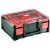 METABO.BS 18 L BL Set Mobile workshop + 2 Li-Ion batteries 18V/2.0 Ah with charger SC 30 + 74 elements