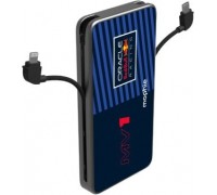 Mophie Powerstation Plus 10K Red Bull Racing MV1 -  10000mAh, zintegrowany kabel USB-C ora lightning (1x port USB-C)