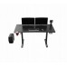 ULTRADESK Gaming galds dla gracza LEVEL V2, 140x68cm, 72-117cm, elektycznie regulowany, bez podk�adki