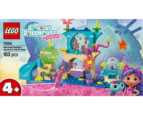 LEGO Koci Domek Gabi Podwodna przygoda syrenki Gabi (11204)