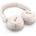 nauszne Guess Bluetooth 5.3 Metal Logo Script beżowy
