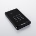 iStorage diskAshur3 HDD zewnętrzny dysk twarde 1 TB USB Type-C 3.2 Gen 1 (3.1 Gen 1) Black