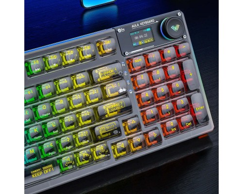 F98 Pro Wireless & Bluetooth 3In1 Hot-Swappable Mechanical Keyboard