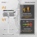 Gaming galds Diablo Chairs X-Tensio 1100 White 110 cmx60 cm