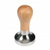 Eureka Tamper 58mm, oak wood