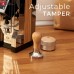 Eureka Tamper 58mm, oak wood