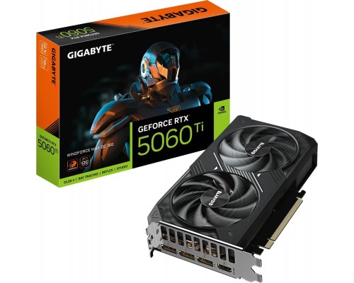 Gigabyte GeForce RTX 5060 Ti Windforce MAX OC 16GB GDDR7 DLSS4 (GV-N506TWF2MAX OC-16GD) OPEN BOX