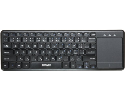 Evolveo WK32BG klawiatura TV RF Wireless QWERTY Angielski Czarny