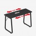 Gaming galds Gamingowe Komputerowe Huzaro Hero 1.5 Czarny Dla Gracza 120Cm