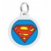 Collar WauDog Smart ID Zawieszka z QR-paszportem okrągła 3cm superman bohater