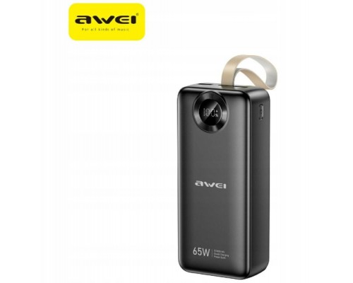 Awei PA-34 30000mAh 65W Fast charging Black