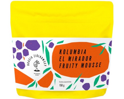 Bracia Ziółkowscy - kawa ziarnista Kolumbia El Mirador Fruity Mousse Aanaerobic Washed Filter 150 g