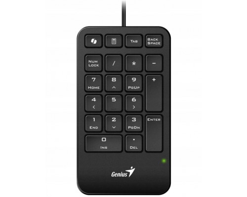 GENIUS Numerická klávesnice NumPad 125, Drátová USB-C, černá