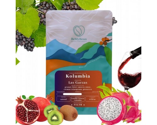 BeMyBean - kawa ziarnista Kolumbia Las Garzas Natural Filter 250 g
