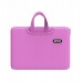 BWOO neoprenowa torba na laptopaz uchwytem 15" pink