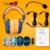 Blade DB2001 słuchawki/zestaw słuchawkowy Przewodowy i Bezprzewodowy Opaska na głowę Gaming USB Type-C Bluetooth Czarny, Szary, Pomarańczowy