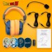 Blade DB2001 słuchawki/zestaw słuchawkowy Przewodowy i Bezprzewodowy Opaska na głowę Gaming USB Type-C Bluetooth Czarny, Szary, Pomarańczowy