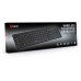 C-TECH WLTK-01 klawiatura Uniwersalne RF Wireless Czeski, Słowacki Czarny