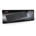 C-TECH WLTK-01 klawiatura Uniwersalne RF Wireless Czeski, Słowacki Czarny
