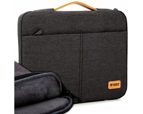 Pokrowiec Na Laptopa 15,6" Etui Na Dokumenty Do Pracy Materiałowa