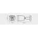 EVERMAX EVX-IP8B01-IRW-Ai-W tubowa biała 8Mpx 2.8mm IR 40m AI IP67 mikrofon