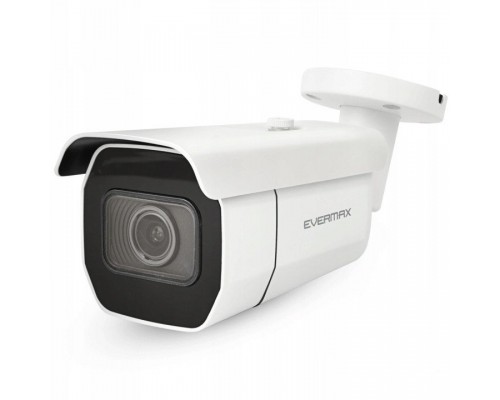 EVERMAX EVX-IP5ZB02-IR-Ai-W tubowa biała 5Mpx 2.7-13.5mm IR 60m AI IP67 mikrofon