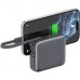 4smarts Pocket Dual Cord 10000mAh 22.5W With built-in cable USB-C 15cm Grey