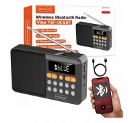 Mini Radio FM Bluetooth Przenośne na Baterie Kuchenne Bezprzewodowy
