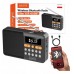 Mini Radio FM Bluetooth Przenośne na Baterie Kuchenne Bezprzewodowy